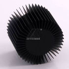 6063 Black Anodized Heat Sink Aluminum Profiles Small Size Round Alloy For Led