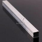 CNC 6000 Series Aluminium Tube Profiles Silver High Precision Customize Length