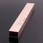 Champagne Anodize Square Tube Profile Customize Length Corrosion Resistance