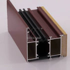 OEM Aluminum Door Profile Easy Installation High Corrosion Resistance Sound Insulation