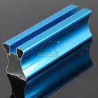 Anodized Blue Bright Alloy Wardrobe Material Aluminum Extrusted Profile