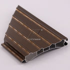 Bronze Roller Shutter Aluminium Profile Electrophoresis Surface Treatment