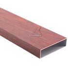 6063 aluminum tube beam wooden grain profile