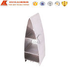 Triangle Shape 600mm 6082 Aluminum Alloy Profile / Extruded Aluminum Louver / Blinds