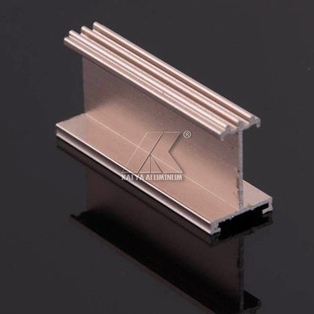 Good Durability Aluminium Edge Trim Profiles Brushed Rose Gold Easy Construction