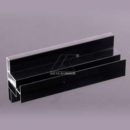 Black Anodized 6063 For Flexibly Frame Cabinet/ Kitchen Aluminum Profile