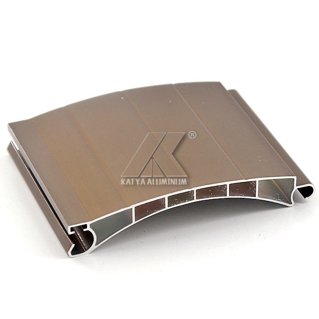 Factory Price Anodized Brown 6063 Aluminum Roller Shutter Slat Profile