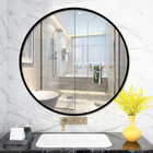 Round Wall Extrusion Aluminium Mirror Frame For Bathrooms Decoration
