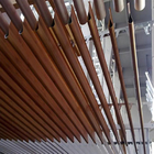 Droplet Shape Aluminium Alloy Profile Cladding Metal Suspended False Ceiling Panel