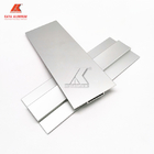 Custom Flat Extrusion Aluminium Alloy Profile Anodizing For Channels 2mm