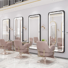 Brushed Rectangular Shape Aluminium Mirror Frame Profile Large Size For Barbershop