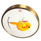 Modern Metal Round Aluminium Mirror Frame 6063 T5 For Wall Pictures