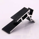 Anodized Furniture Aluminium Profiles Recyclable For Ladder Black Plus LED