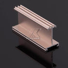 Good Durability Aluminium Edge Trim Profiles Brushed Rose Gold Easy Construction