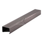 U Shape Decorative Aluminum Trim For Curtain Rod 5.8-6.0M Length OEM Service