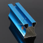 Anodized Blue Bright Alloy Wardrobe Material Aluminum Extrusted Profile
