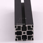 Black Anodized Aluminium Alloy Profile 40x40mm 6000 7000 Series 5.8-5.98m Length