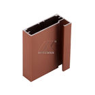 Brown Anodize Aluminium Wardrobe Profiles / Aluminum Profile Extrusions