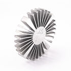 sunflower shape aluminum profile anodized clear finished aluminum heat sink 6063-T5 radiator for LED