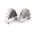 Customized Size Silver Colour Mill Finished Aluminum Extruded Profile For Anodized Round Shape Radiator