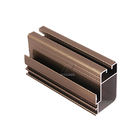 Factory Price Anodized Brown Aluminum window Frame Extrusions Sliding Window Profile