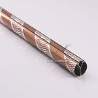 Deluxe Colors Carving Curtain Rod Material Luminium Pole For Decoration