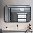 Bathroom Aluminum Extrusion Profiles 6063 T5 Aluminium Mirror Frame Brushed Gold