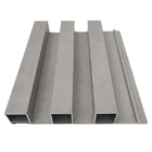 Matte Anodized Silver Aluminum Slatwall Exhibition Wall Extruded Aluminium Profiles