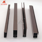 1mm Thick Brown Anodized Aluminum Window Extrusion Profiles For Thailand Market