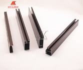 1mm Thick Brown Anodized Aluminum Window Extrusion Profiles For Thailand Market