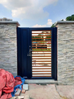 Decorative Courtyard Entrance Aluminum Door Profile For Garden