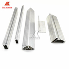 Anodized Silver Large Aluminum Profiles Angle Aluminium Profile For Flight Case