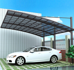 Aluminium Canopy Large Aluminum Profiles Black Outdoor Double Carports