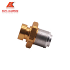 6061 T6 Cnc Aluminum Profile Metal Turning Female Threaded Brass Pipe Fittings