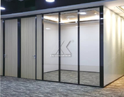 Fire Proof 6061 Aluminum Alloy Profile Commercial Glass Partition For Office Building