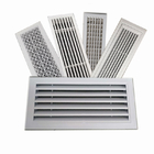 Single Deflection Ventilation Air Grille Anodizing Aluminum Profile For Air Conditioner Cover