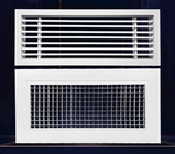 Single Deflection Ventilation Air Grille Anodizing Aluminum Profile For Air Conditioner Cover