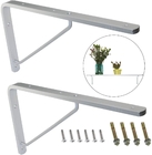 90 Degree Angle Anodizing Furniture Aluminium Profiles Heavy Duty Alloy Floating Shelf Bracket
