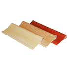 Aluminium Alloy Suspended Ceiling Profiles Droplet Shaped Wood Grain Stretch