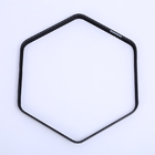 Hexagonal Aluminium Mirror Frame Furniture Profiles For Displaying Picture