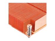 Bronze Copper Extruded Heat Sink Aluminum Profiles For PC CPU Cooler Fan