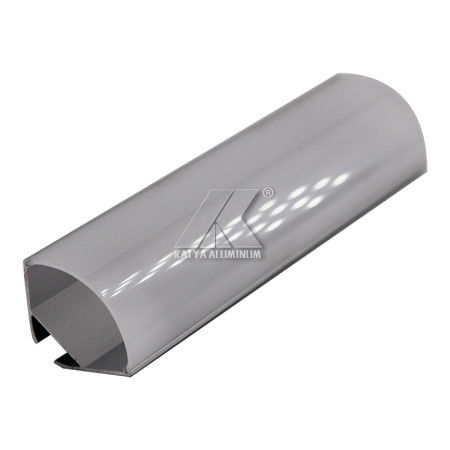 5.8-6.0m LED Aluminium Profile 8 - 10μM Anodized Protection 6063 Material