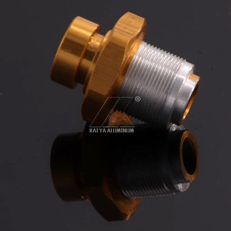 High Hardness Brass Aluminium Profile CNC Deep Processing For Pipe Connections