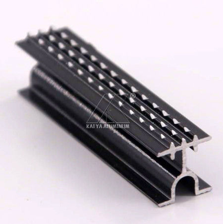 6000 Series CNC Aluminum Profile T3 - T8 Decorative Line Black Anodize