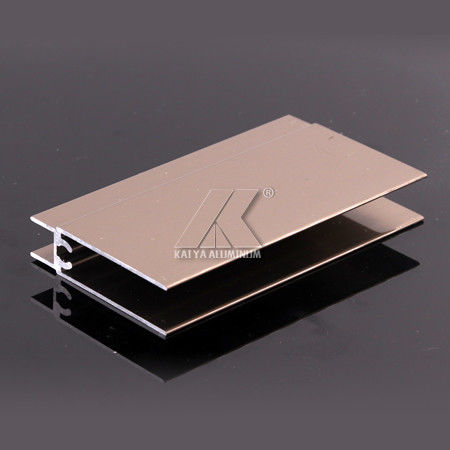 1.1mm Thick Wardrobe Aluminium Profile Not Easy Rusty Metal High Hardness