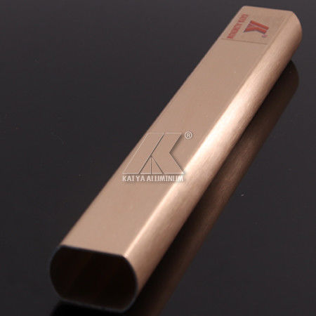 Gold Brush Oval Square Aluminum Customized Length High Precision Corrosion