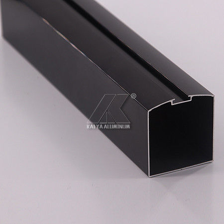 Black OEM Customize Length CQC Aluminum Window And Door Frame Profile