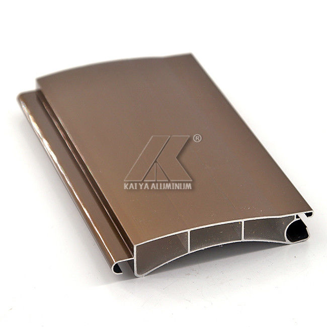 Factory Price Anodized Brown 6063 Aluminum Roller Shutter Slat Profile