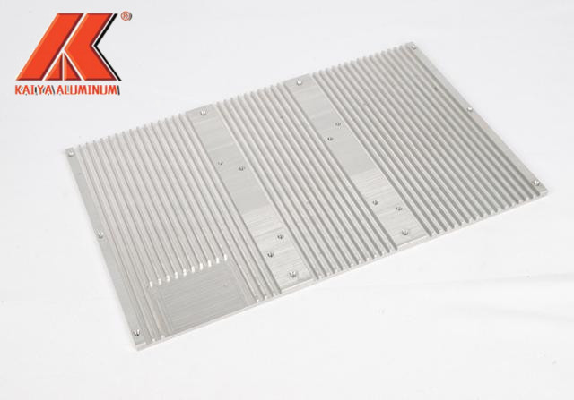 Anodized Silver Heat Dissipation Aluminum Profile Desktop Radiator Processing